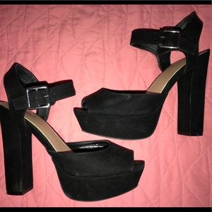 Black high heels